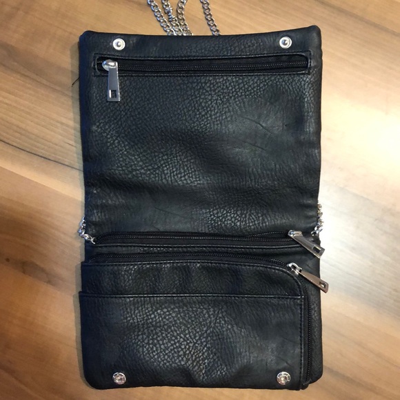 Black Punk Rocker Crossbody - Picture 2 of 4